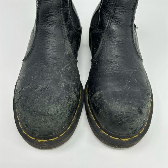 Dr. Martens Arbor ST Chelsea Boots Black Leather Steel Toe Slip Resistant Size 7 - Picture 6 of 16